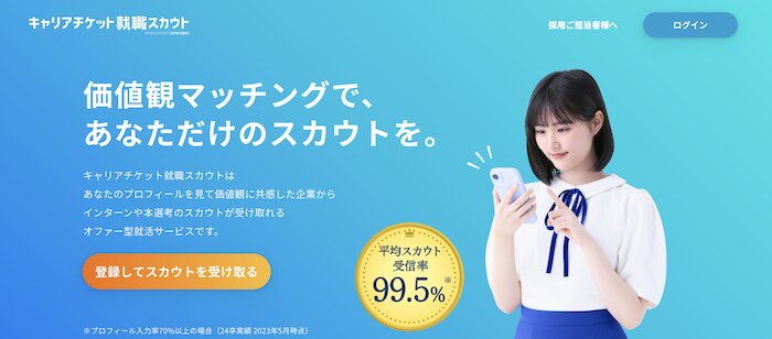キャリアチケット就職スカウト
